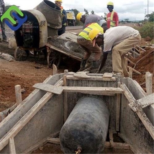Kantong Udara Ponton Penyelamatan Tiup Silinder