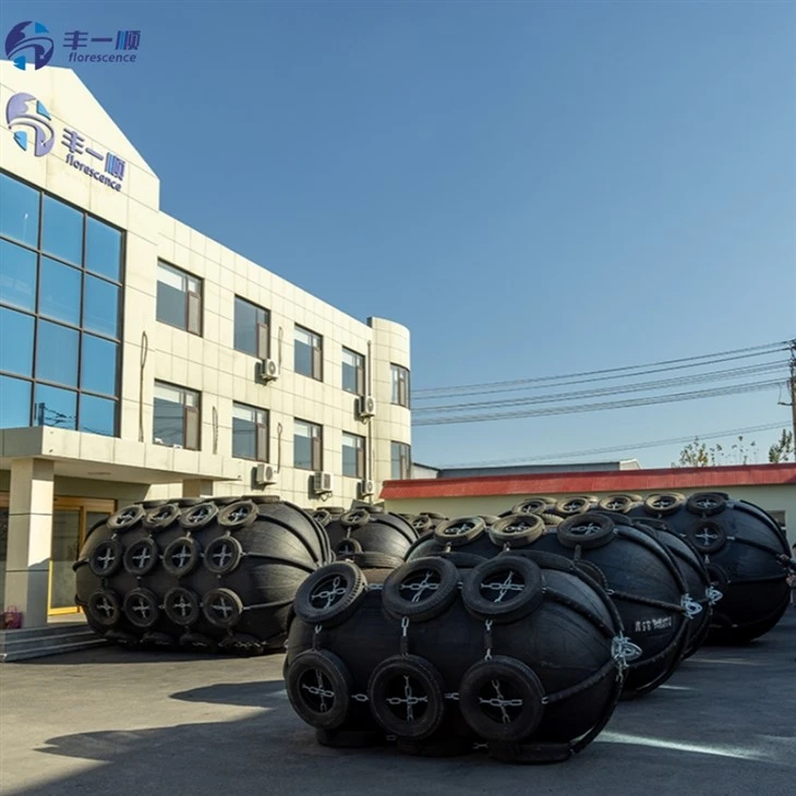 Pneumatic Rubber Fender with Tire Chain Net suppliers